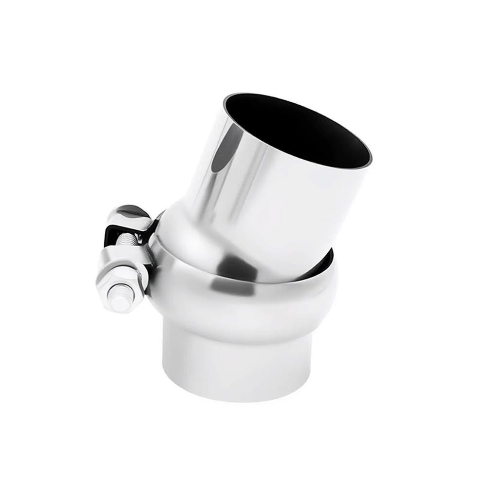 45 Degree Adjustable SS304 Stainless Steel Bend Tube Exhaust Elbow 2.5 Inch